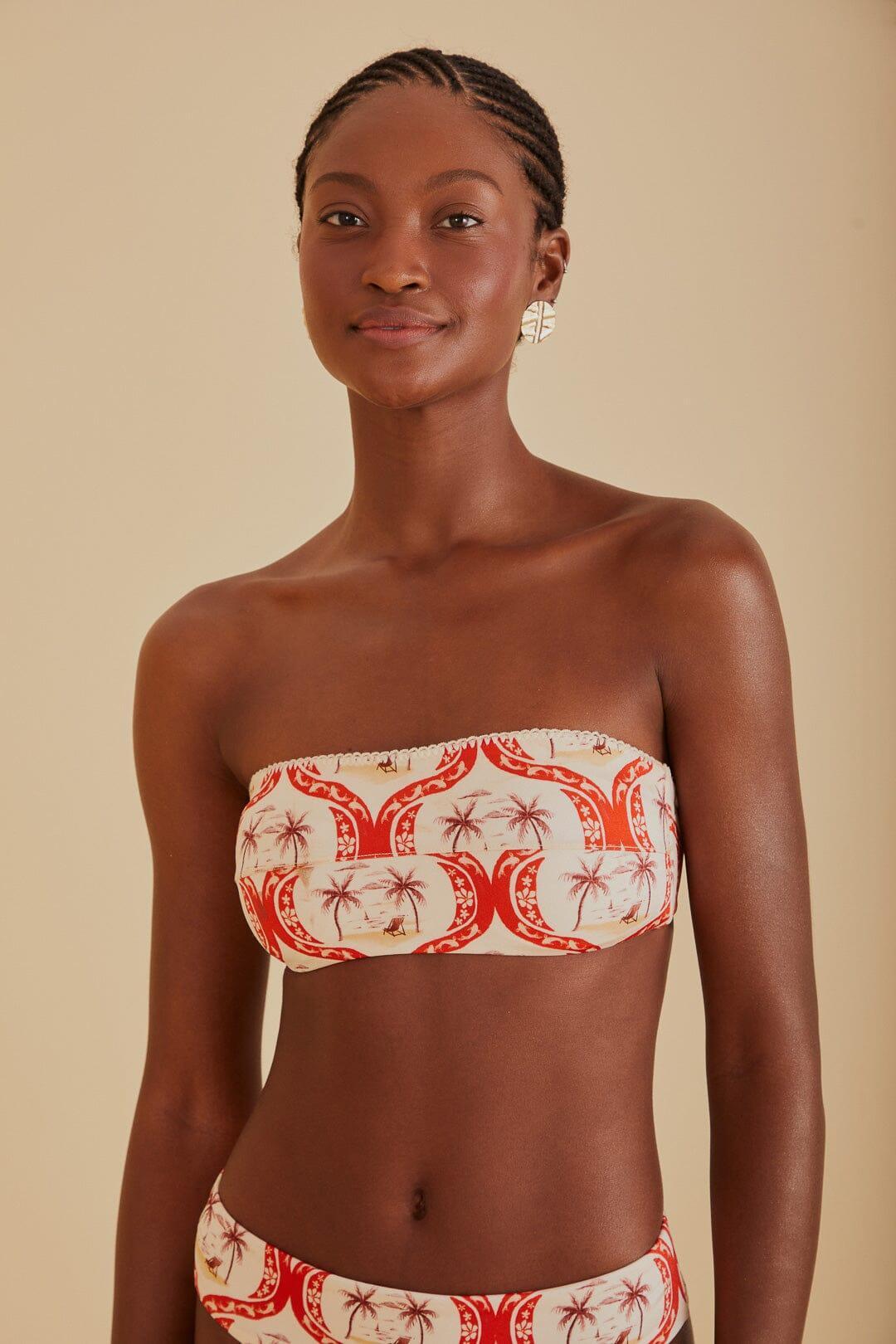 Summer Beach Bandeau Bikini Top Product Image