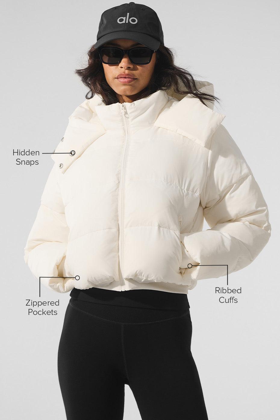 Foxy Puffer Jacket - Ivory Female Product Image