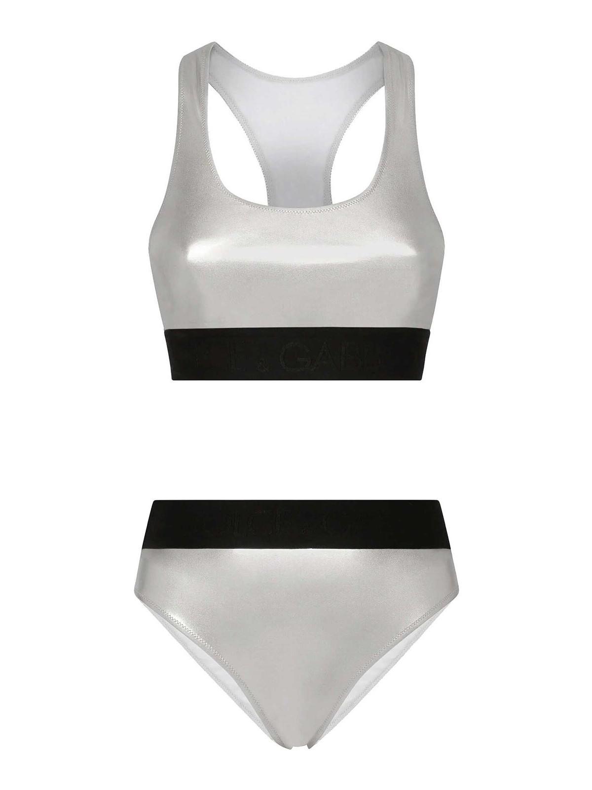 DOLCE & GABBANA Bikini In Silver Product Image