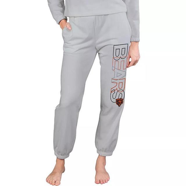 Womens Concepts Sport Gray Chicago Bears Sunray French Terry Pants Product Image