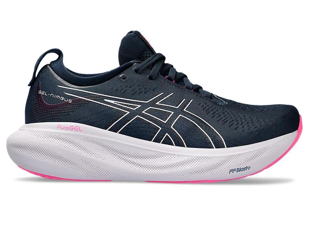 ASICS Womens GEL-Nimbus 25 - Walking Shoes Dusty Purple/Papaya Product Image