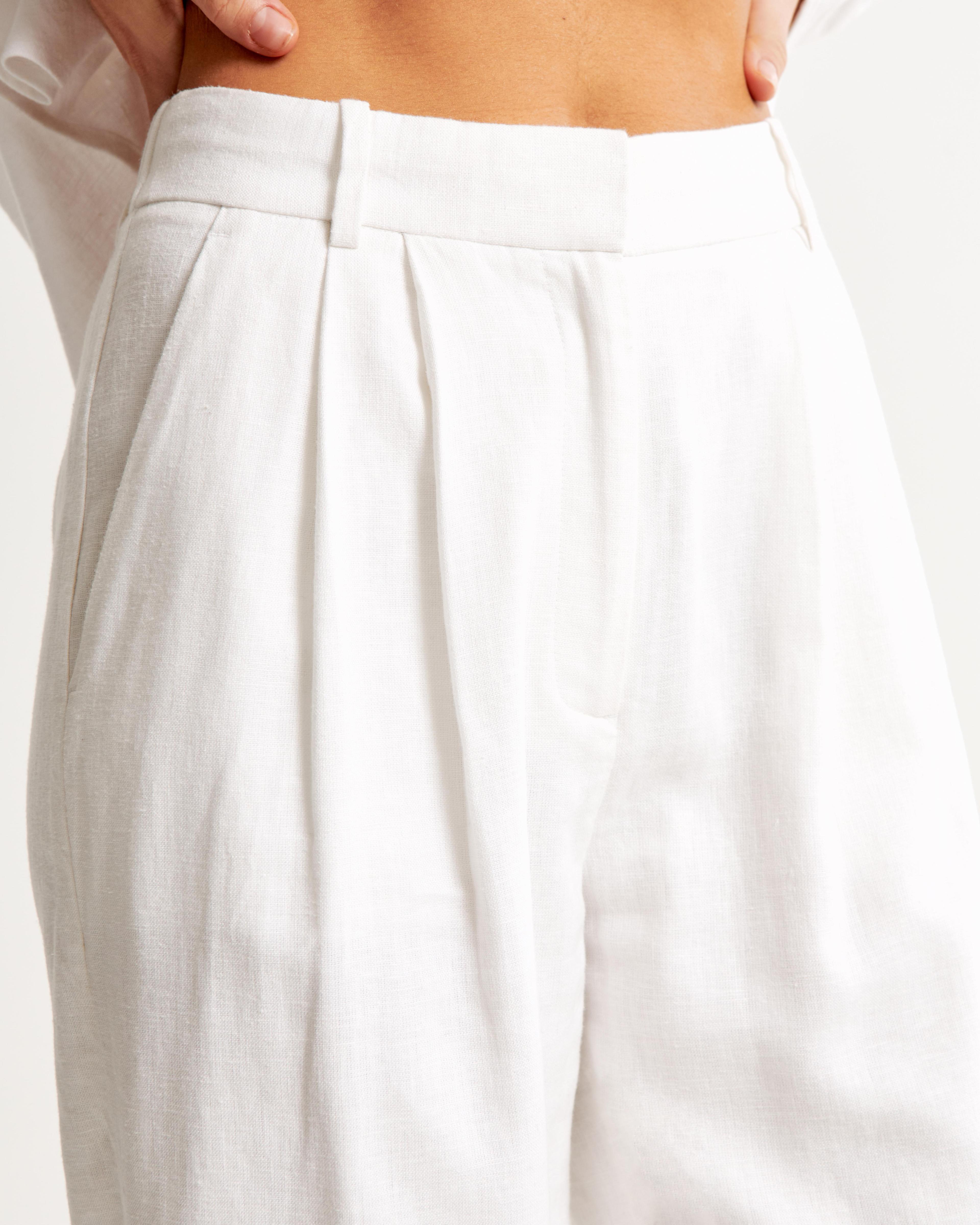 A&F Sloane Tailored Linen-Blend Pant Product Image