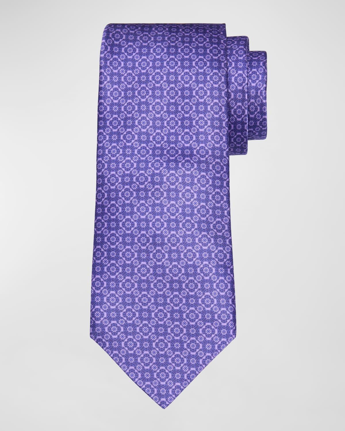 Mens Medallion Silk Tie Product Image