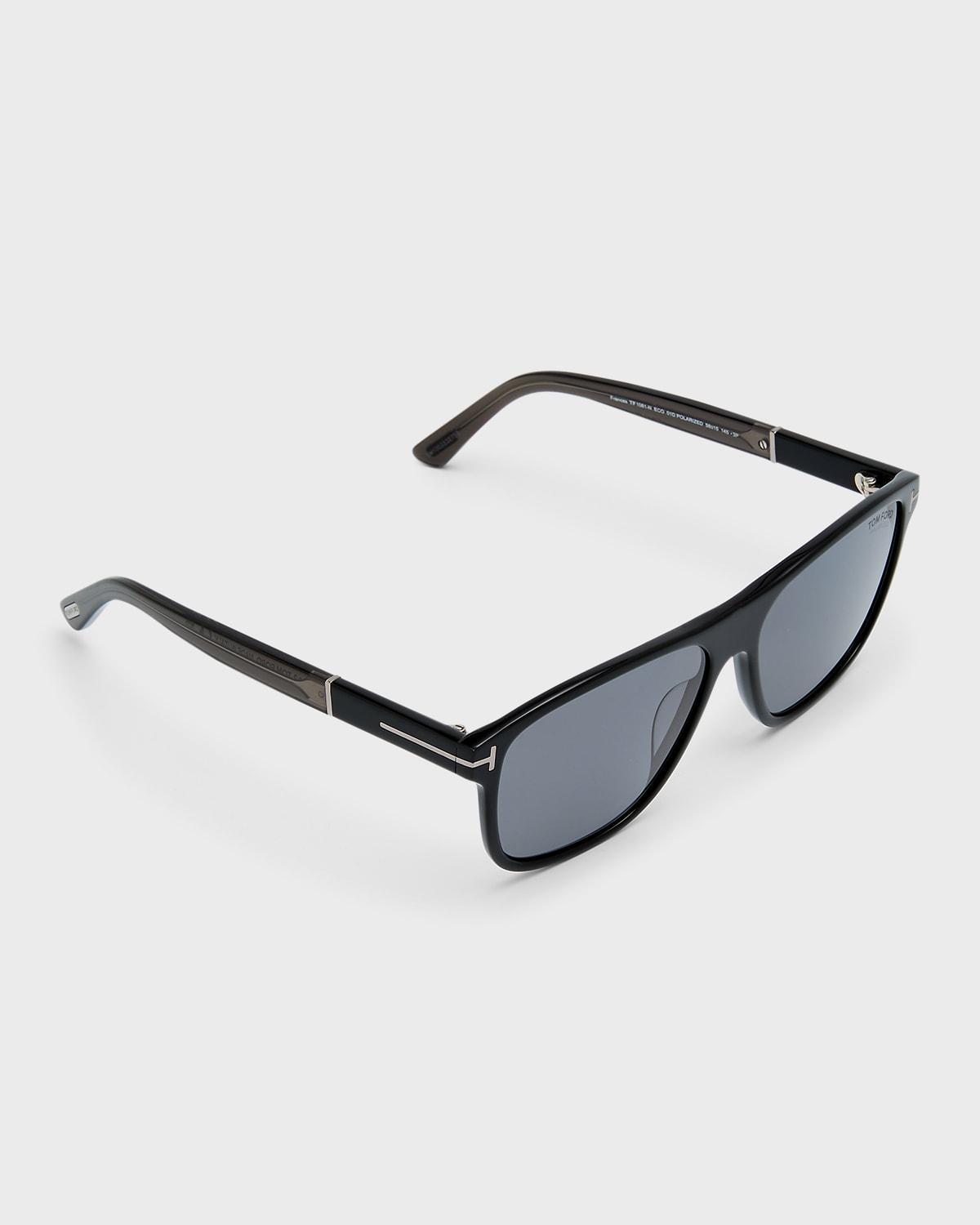 Mens Frances Polarized Acetate Square Sunglasses Product Image