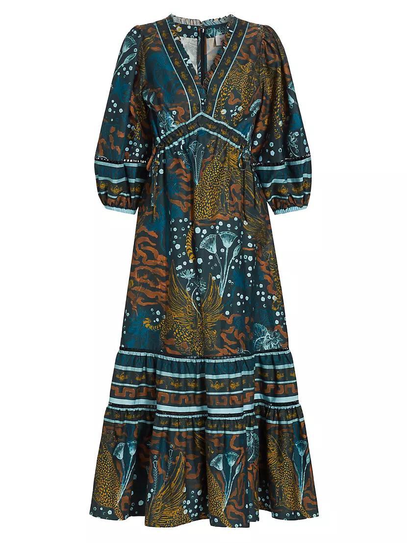 Abstract Cotton Midi-Dress Product Image