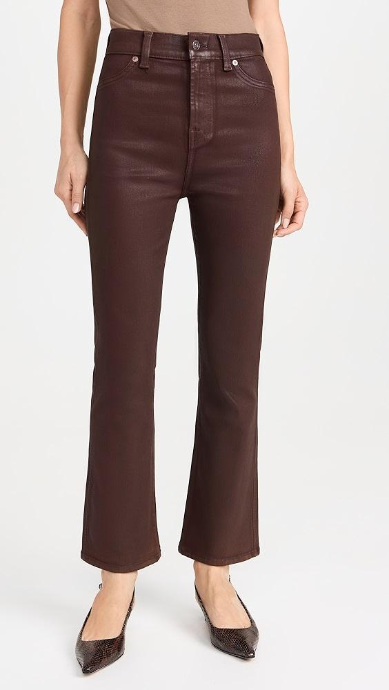 7 For All Mankind Hight Waist Slim Kick Trousers | Shopbop Product Image