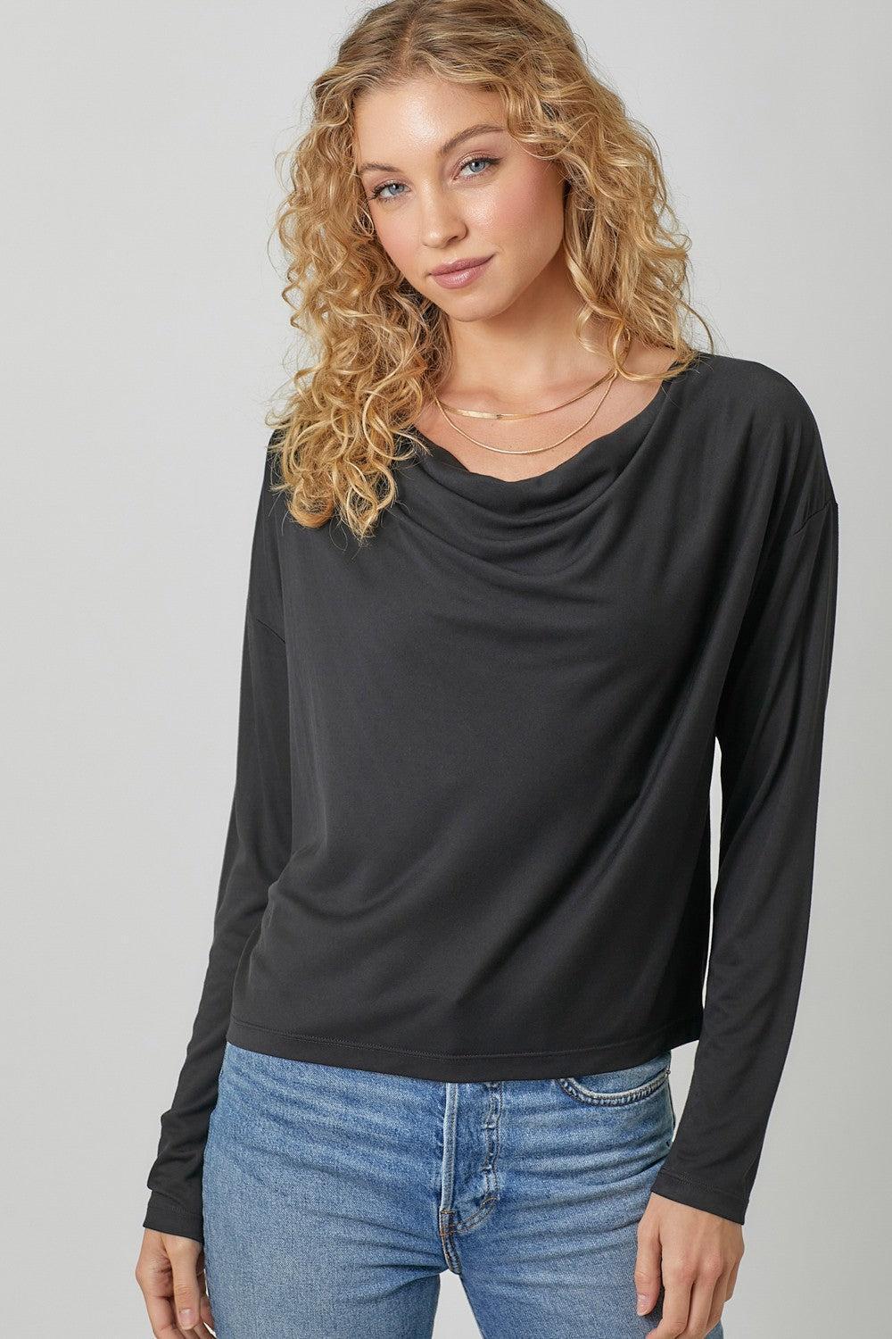 Cowl Neck Modal Top Product Image