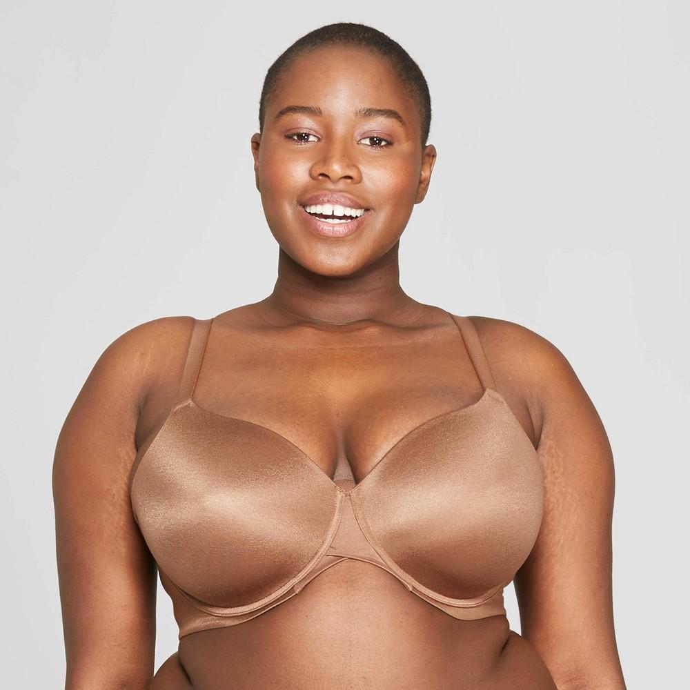 Womens Superstar Lightly Lined T-Shirt Bra - Auden Cocoa 44D Product Image