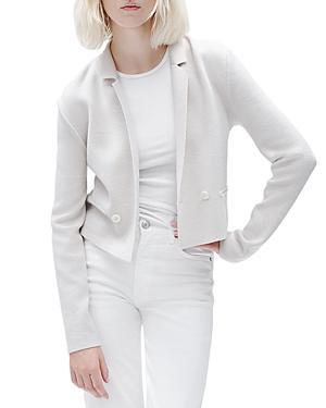 rag & bone Joy Double Breasted Cropped Knit Blazer Product Image