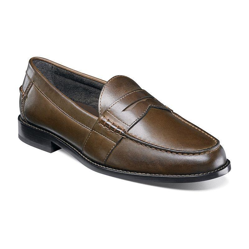 Nunn Bush Noah Mens Moc Toe Dress Penny Loafers, Mens Brown Product Image