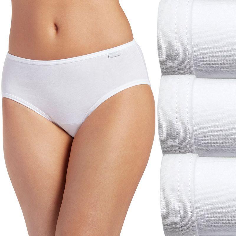 Womens Jockey Elance 3-Pack Hipster Panty Set 1488 White Product Image