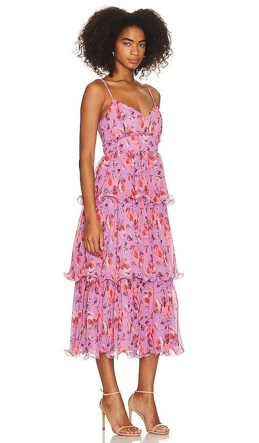 LIKELY Adrianna Floral Ruffle Tiered Dress Product Image