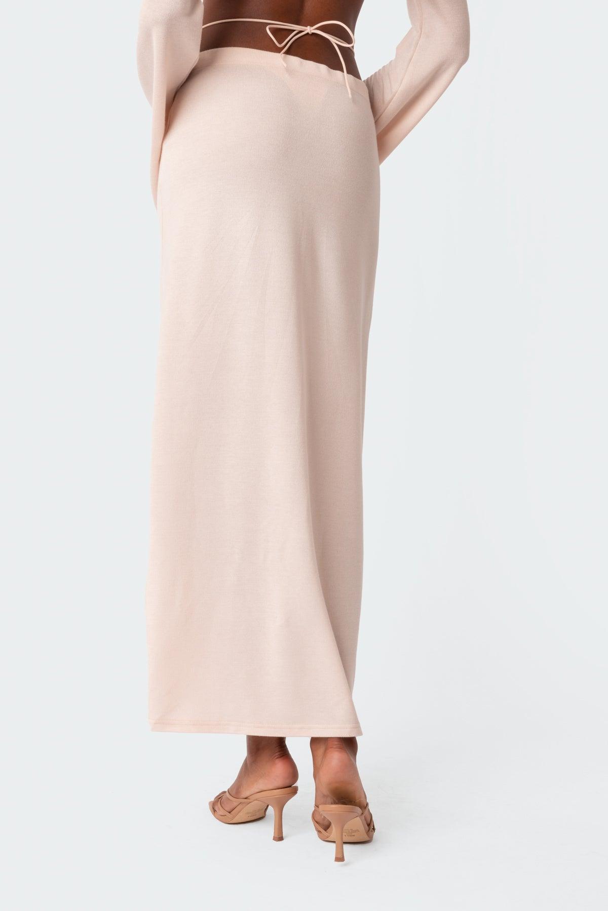 Celeste Low Rise Strap Maxi Skirt Product Image