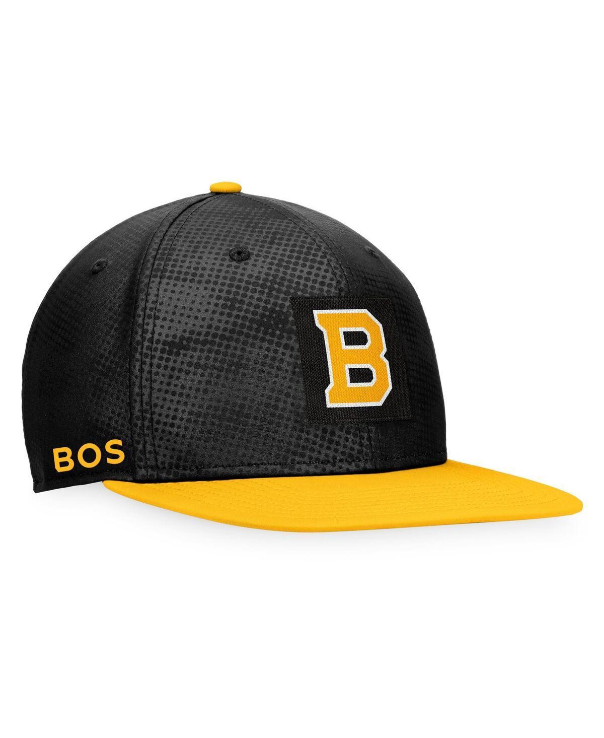 Mens Fanatics Black Boston Bruins Authentic Pro Alternate Logo Snapback Hat - Black Product Image