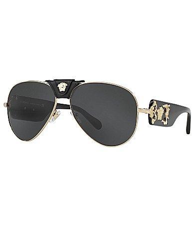 Versace Medusa 62mm Aviator Sunglasses Product Image