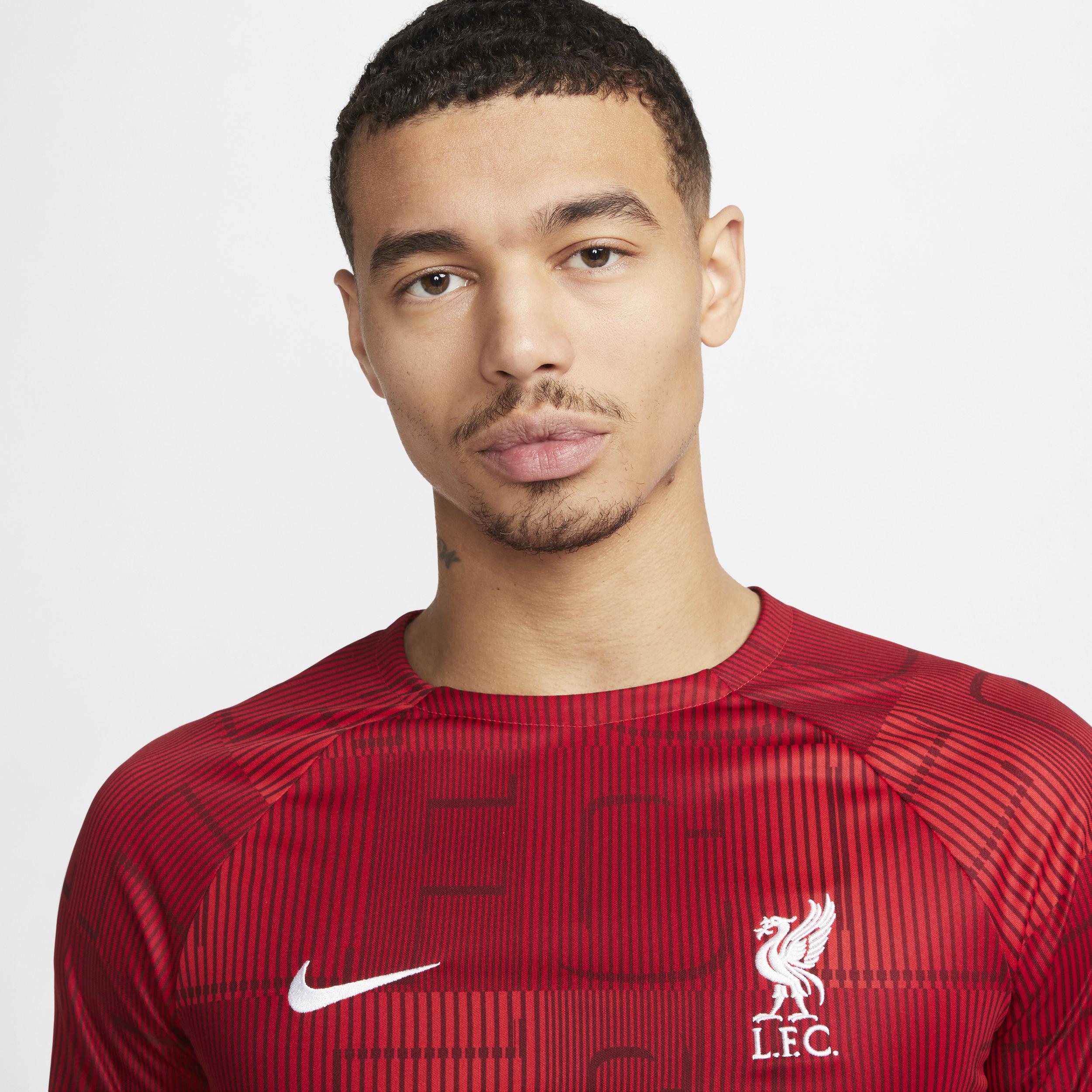 Mens Nike Red Liverpool 2023 Academy Pro Pre-Match Top - Red Product Image