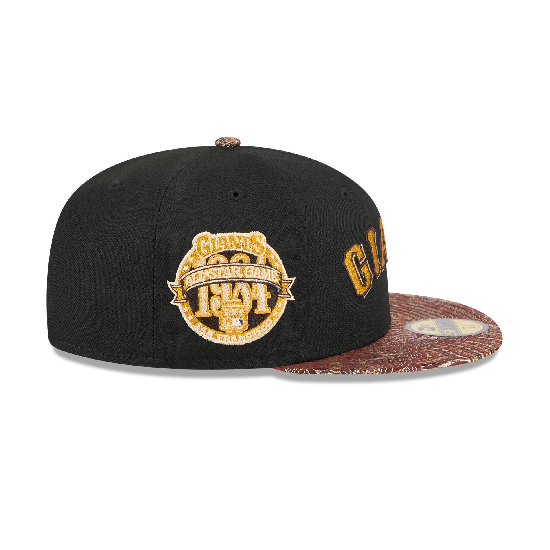 Just Caps Jacquard Visor San Francisco Giants 59FIFTY Fitted Hat Male Product Image