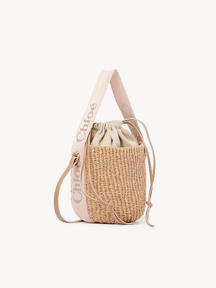 Small Woody tote bag in natural fibers Product Image