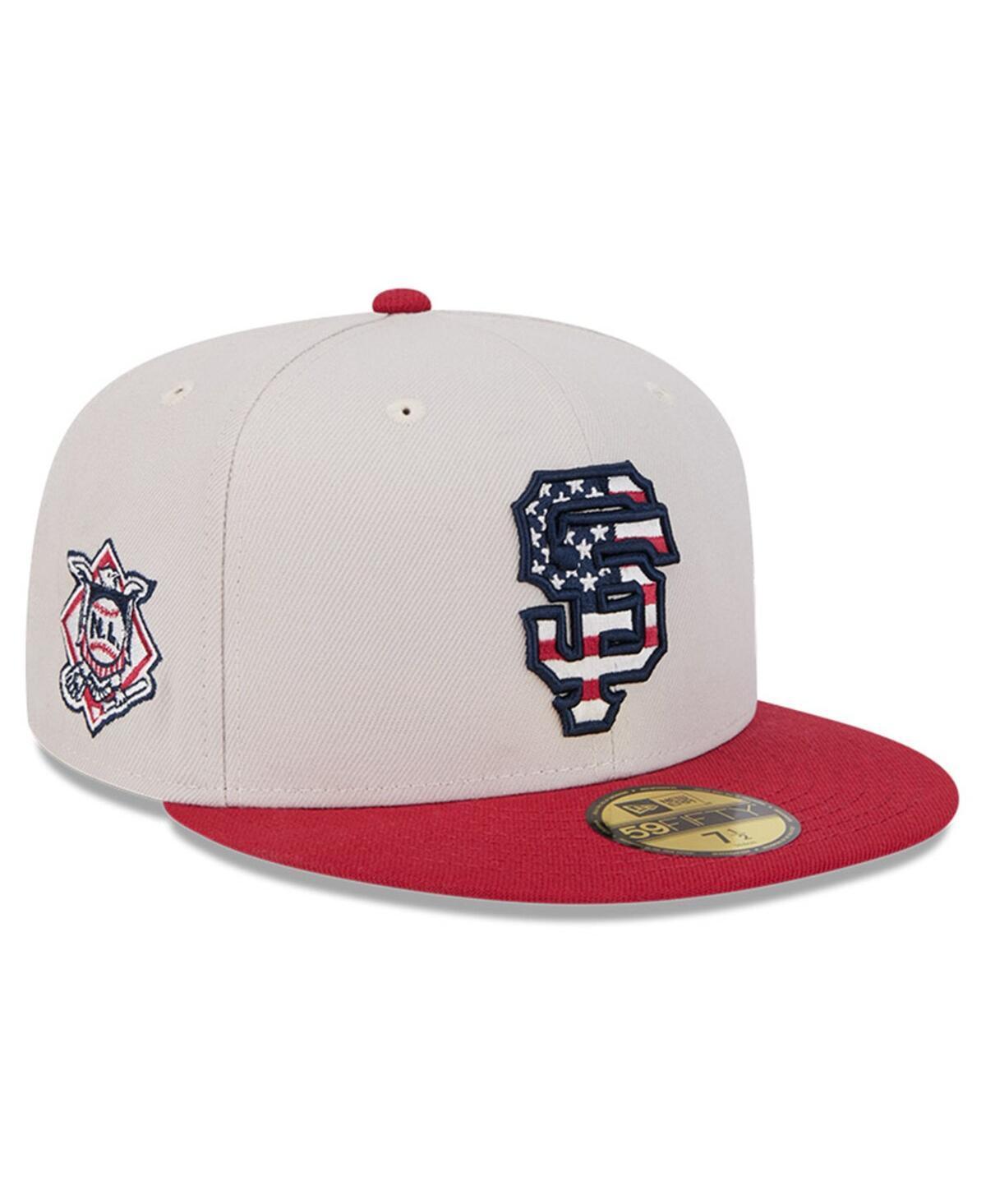 New Era Mens Red San Francisco Giants 2024 Fourth of July 59FIFTY Fitted Hat Product Image