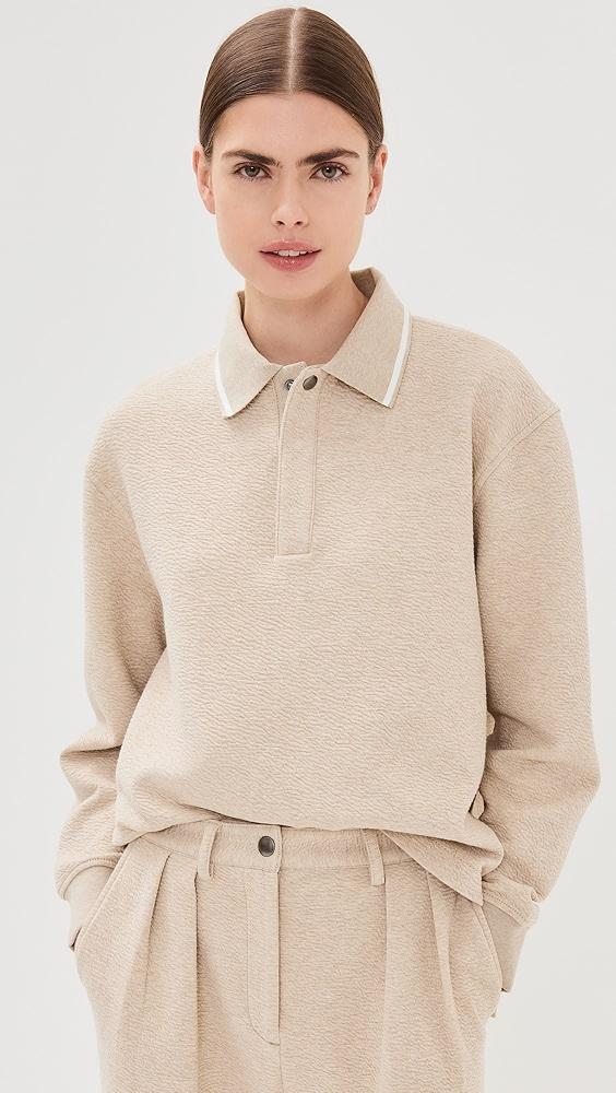 Proenza Schouler White Label Genevieve Knit Pullover in Cloque | Shopbop Product Image