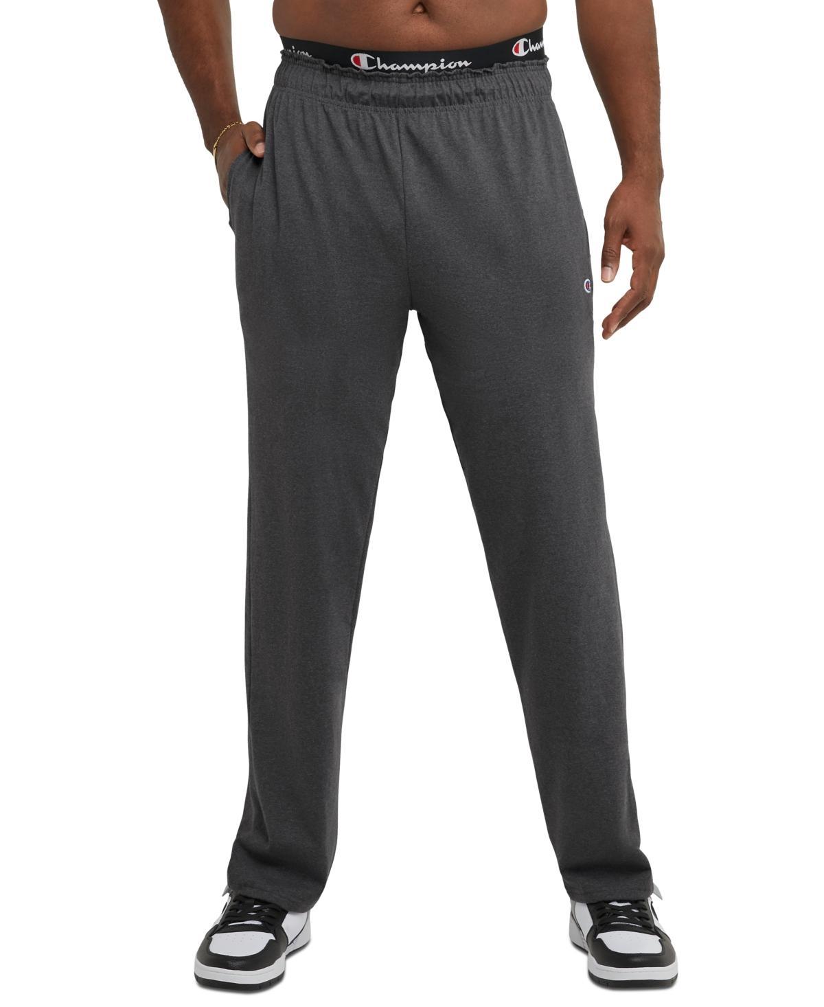 Champion Mens Big & Tall Standard-Fit Jersey-Knit Track Pants Product Image