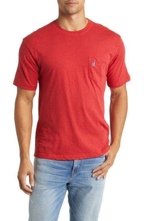 johnnie-O Dale Heathered Pocket T-Shirt Product Image