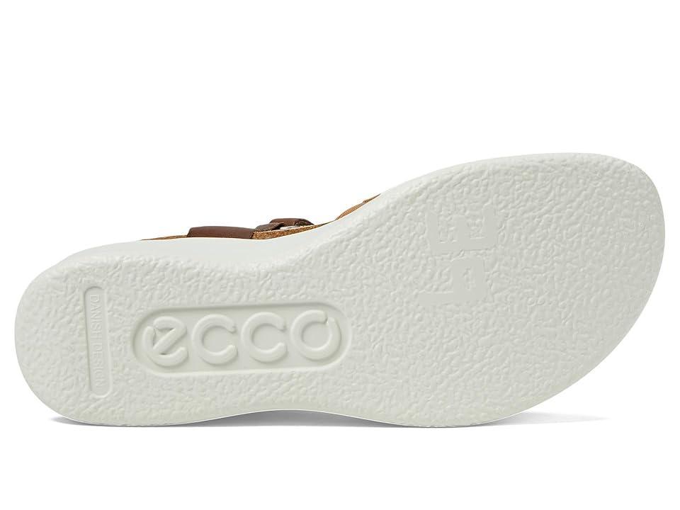 ECCO Flowt Wedge Cork Sandal (Cashmere) Women's Shoes Product Image