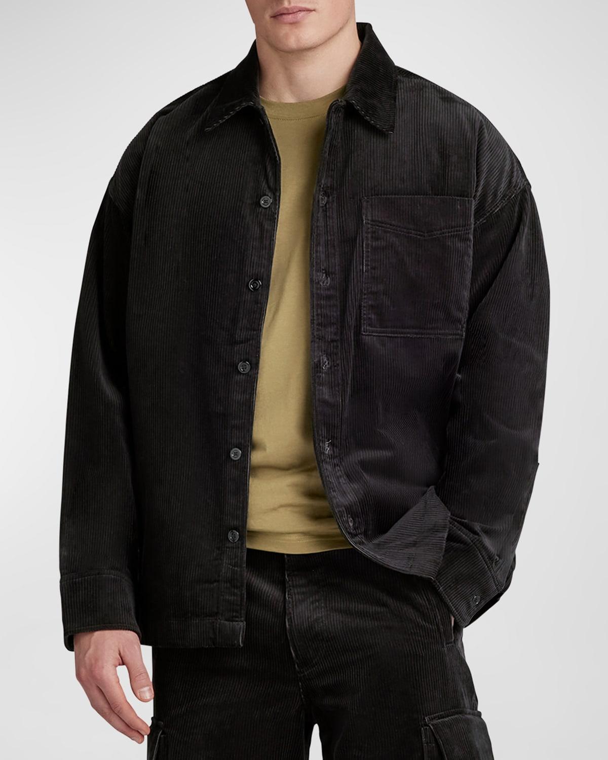 Mens Corduroy Boxy Overshirt Product Image