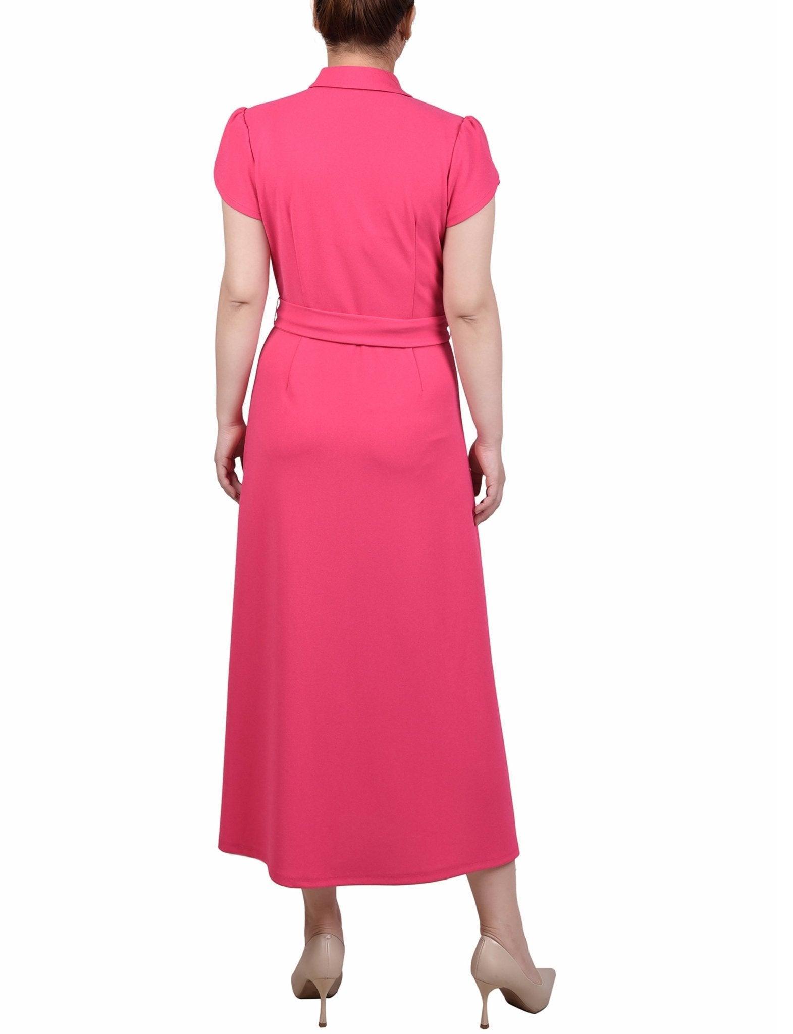 Midi Petal Sleeve Dress - Petite Product Image