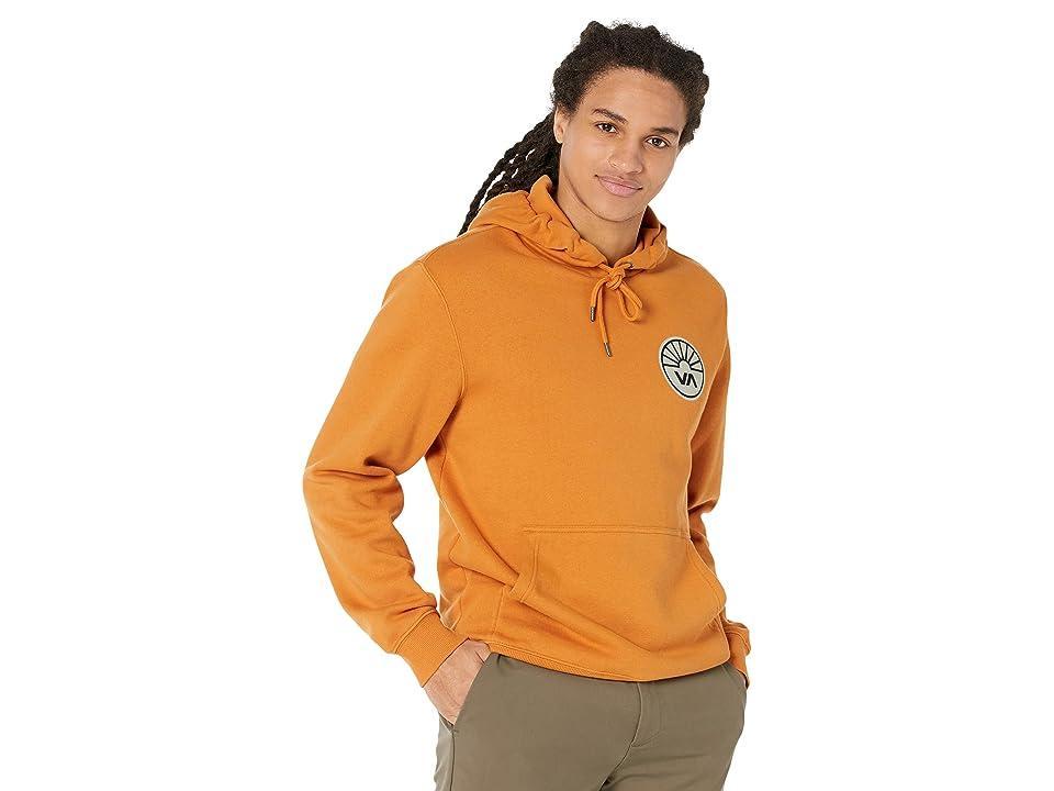 RVCA Progress 2 Pullover Hoodie (Honey Mustard) Men's Clothing Product Image