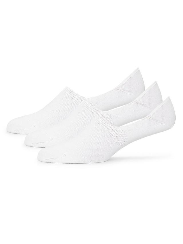 Mens COLLECTION 3-Pack No Show Socks Set - Black Product Image