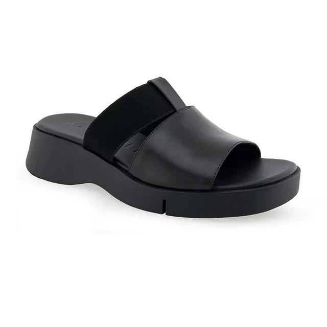 Aerosoles Franklin Womens Leather Slide Sandals Product Image