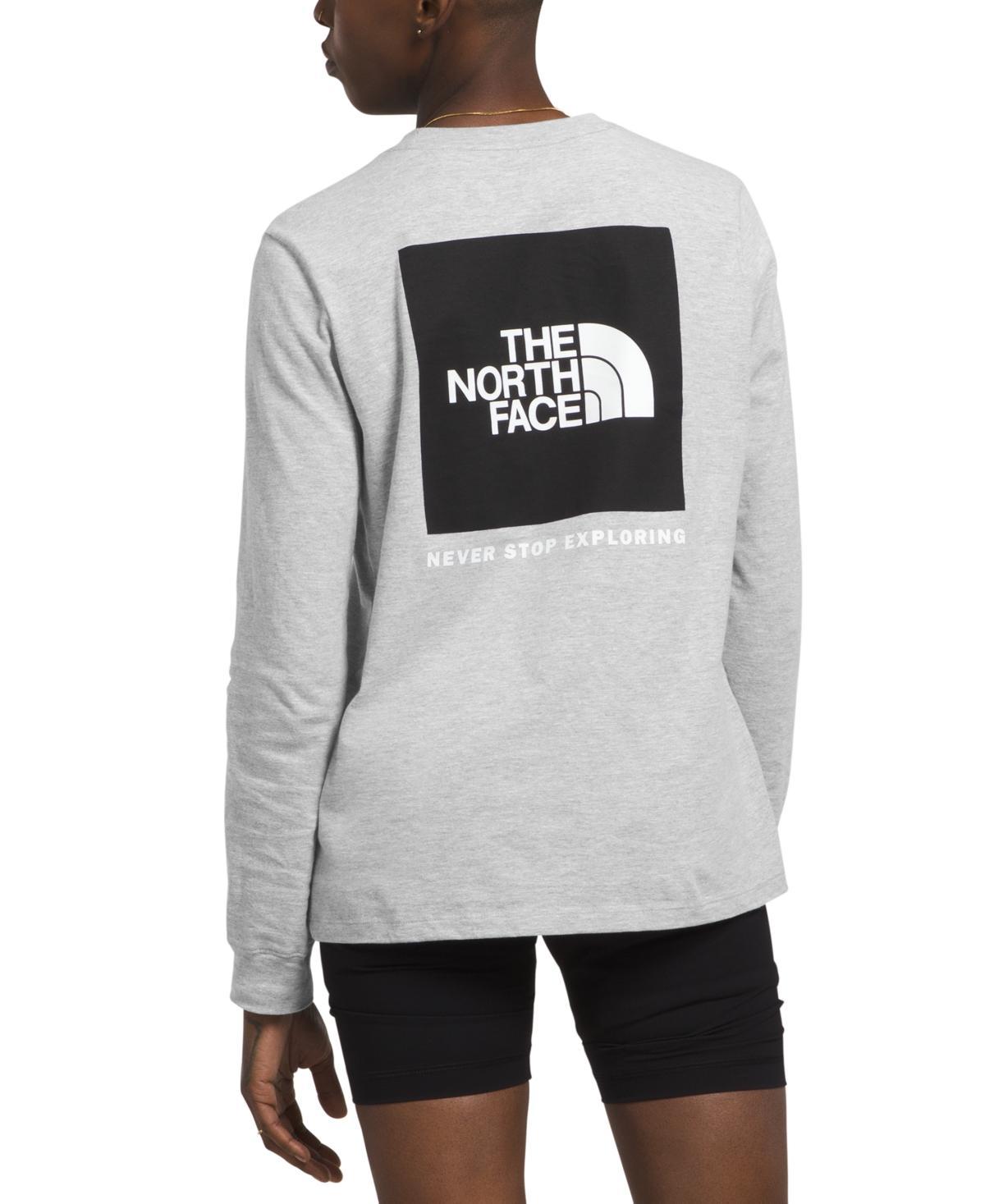 The North Face Womens Box NSE Long Sleeve Graphic T-Shirt , 2X-Large - Womens Outdoor Long-Sleeve Tops at Academy Sports Product Image