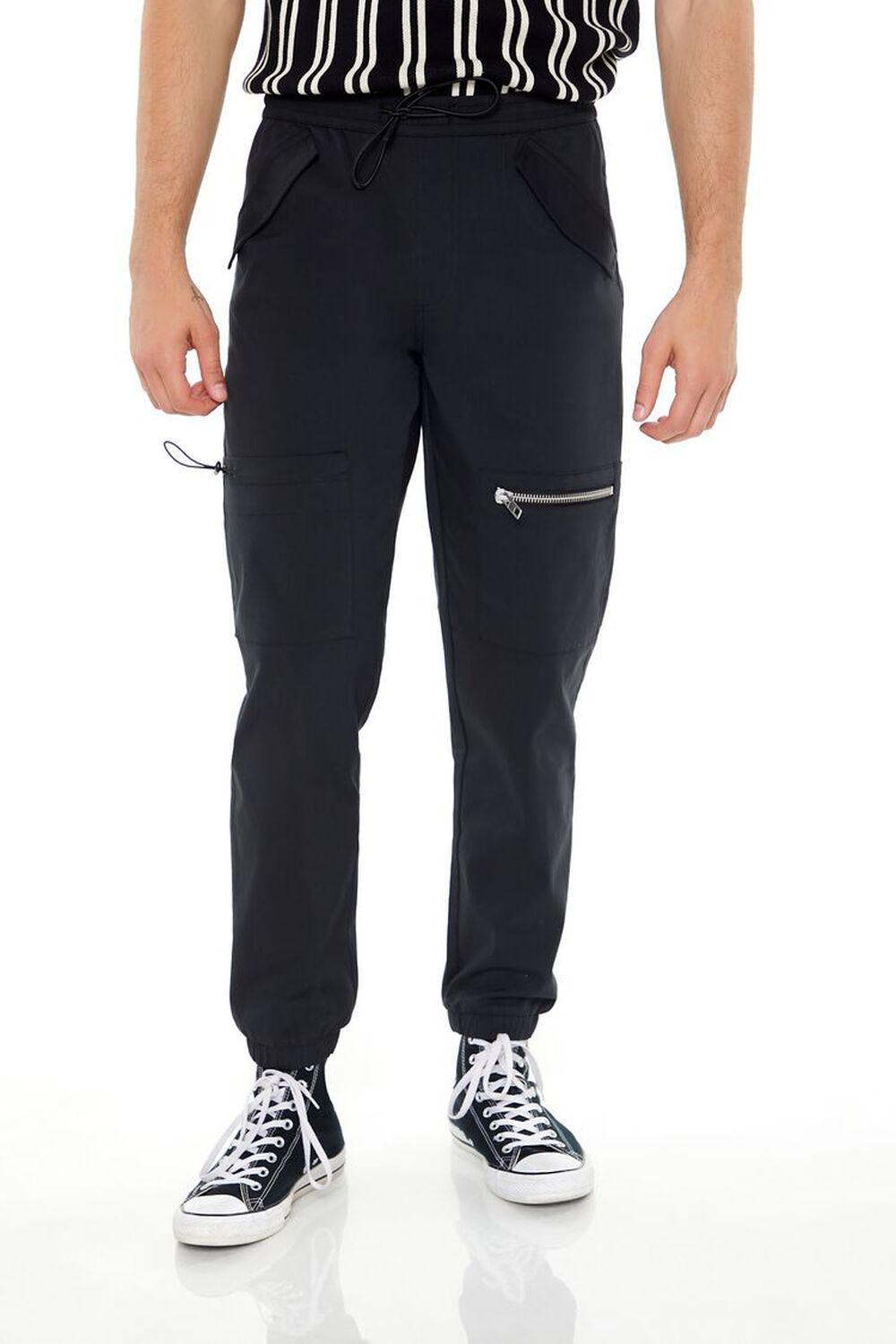 Toggle Drawstring Cargo Joggers | Forever 21 Product Image