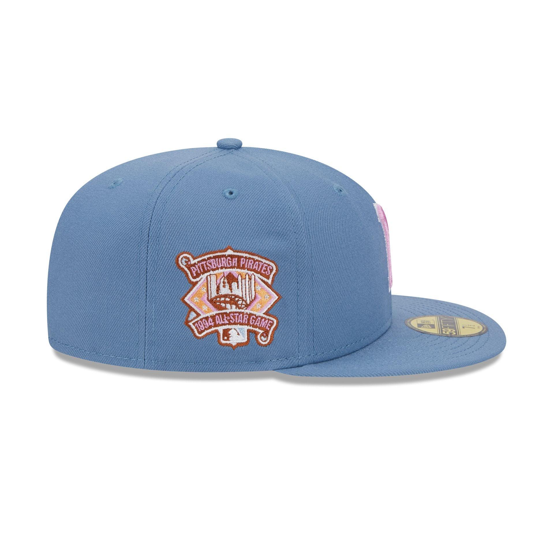 Pittsburgh Pirates Color Pack Faded Blue 59FIFTY Fitted Hat Male Product Image