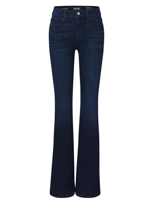 DL1961 Bridget Boot High-Rise Instasculpt 33 in Mediterranean Performance (Mediterranean Performance) Women's Jeans Product Image