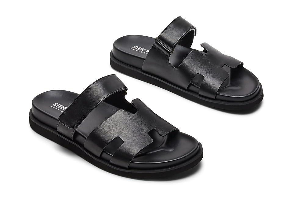 Steve Madden Mens Maiven Leather Slide Sandals Product Image