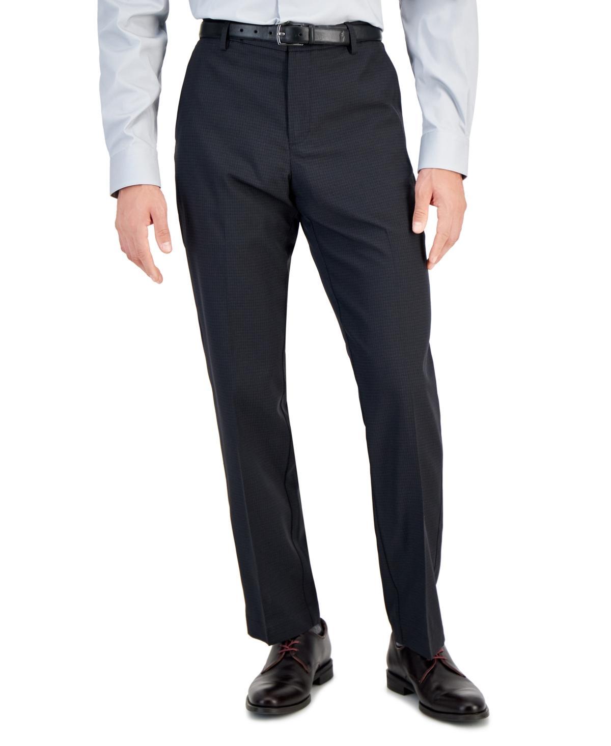 Perry Ellis Portfolio Mens Modern-Fit Stretch Solid Resolution Pants Product Image