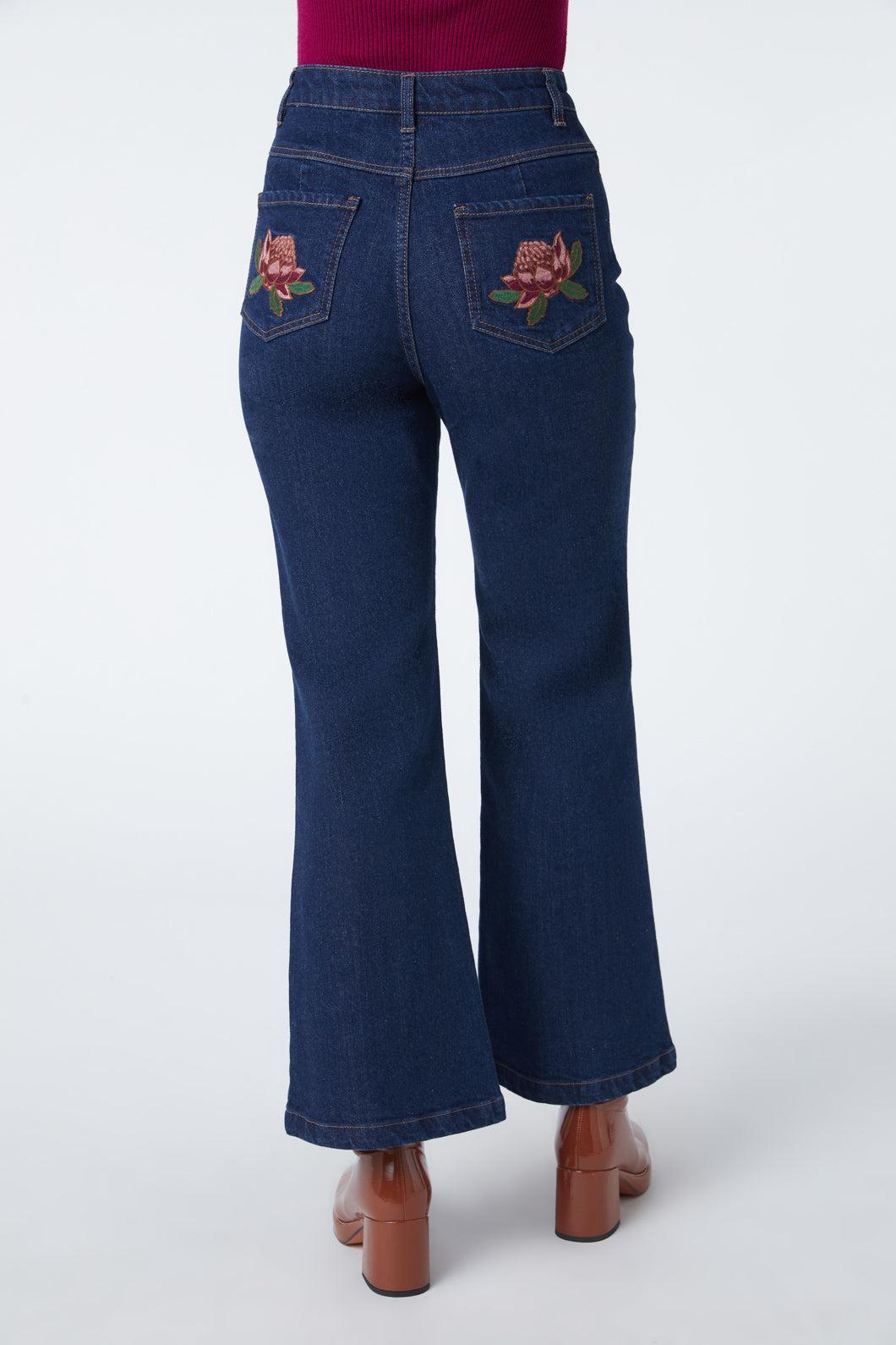 Josie Embroidered Jean Product Image