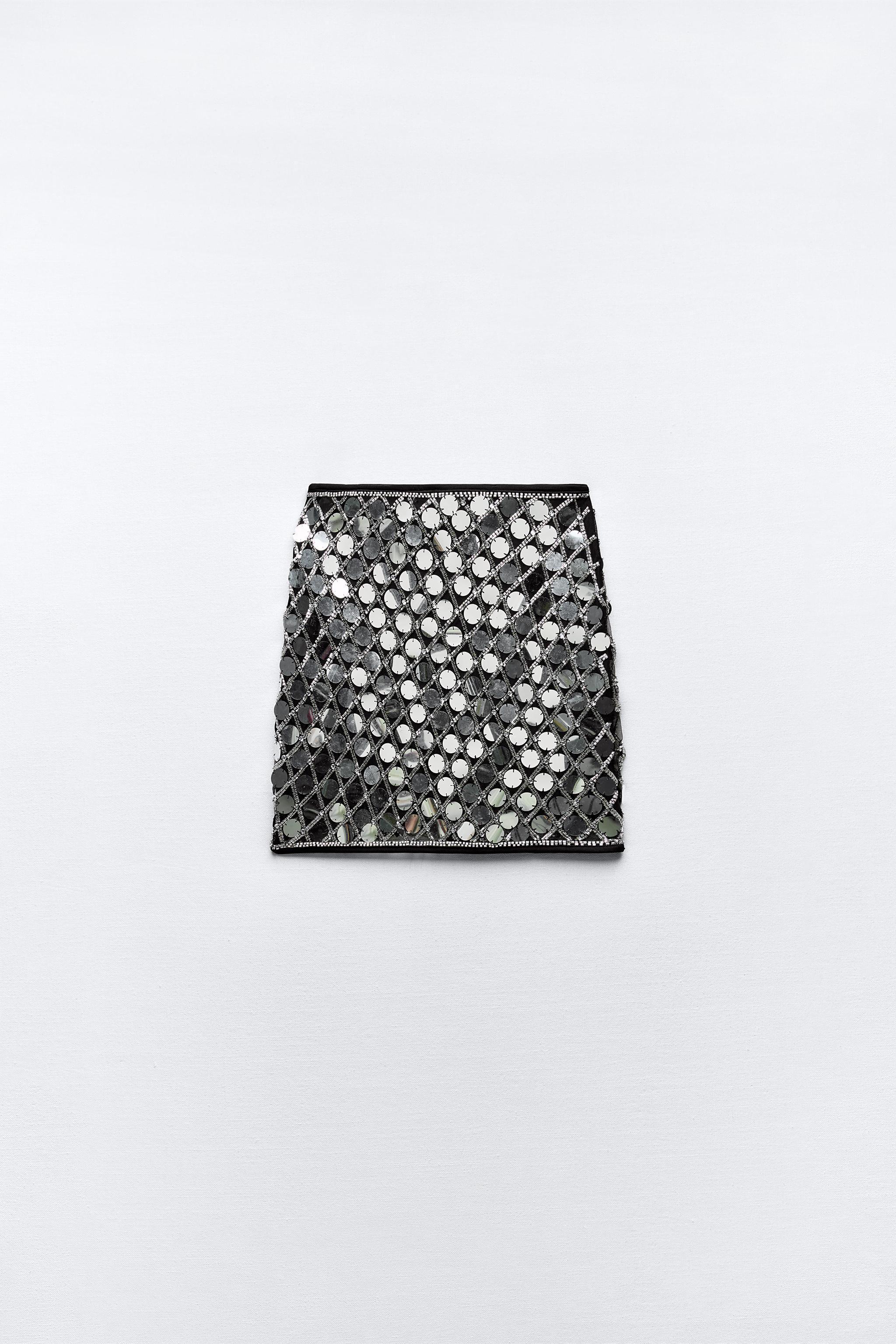 SEQUIN MINI SKIRT Product Image