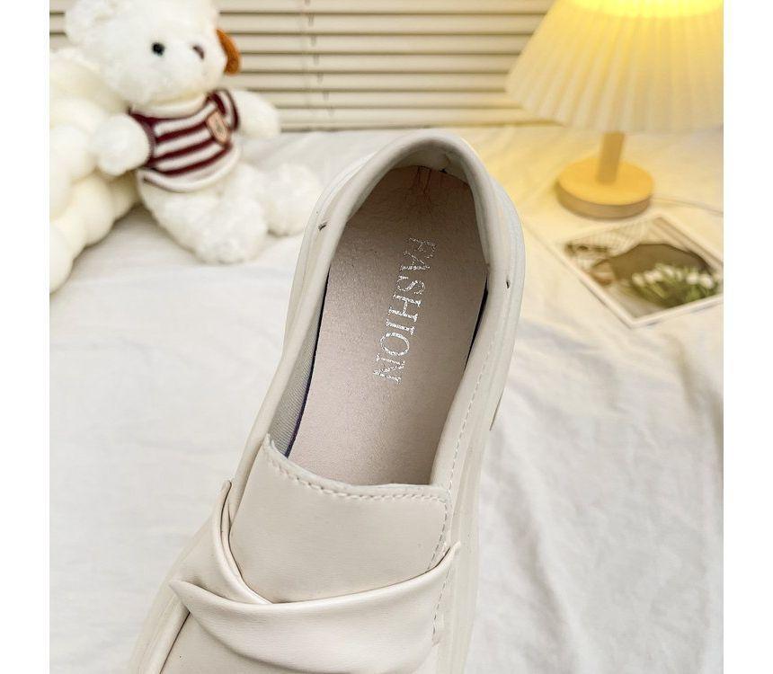 Platform Chunky Heel Loafers product image