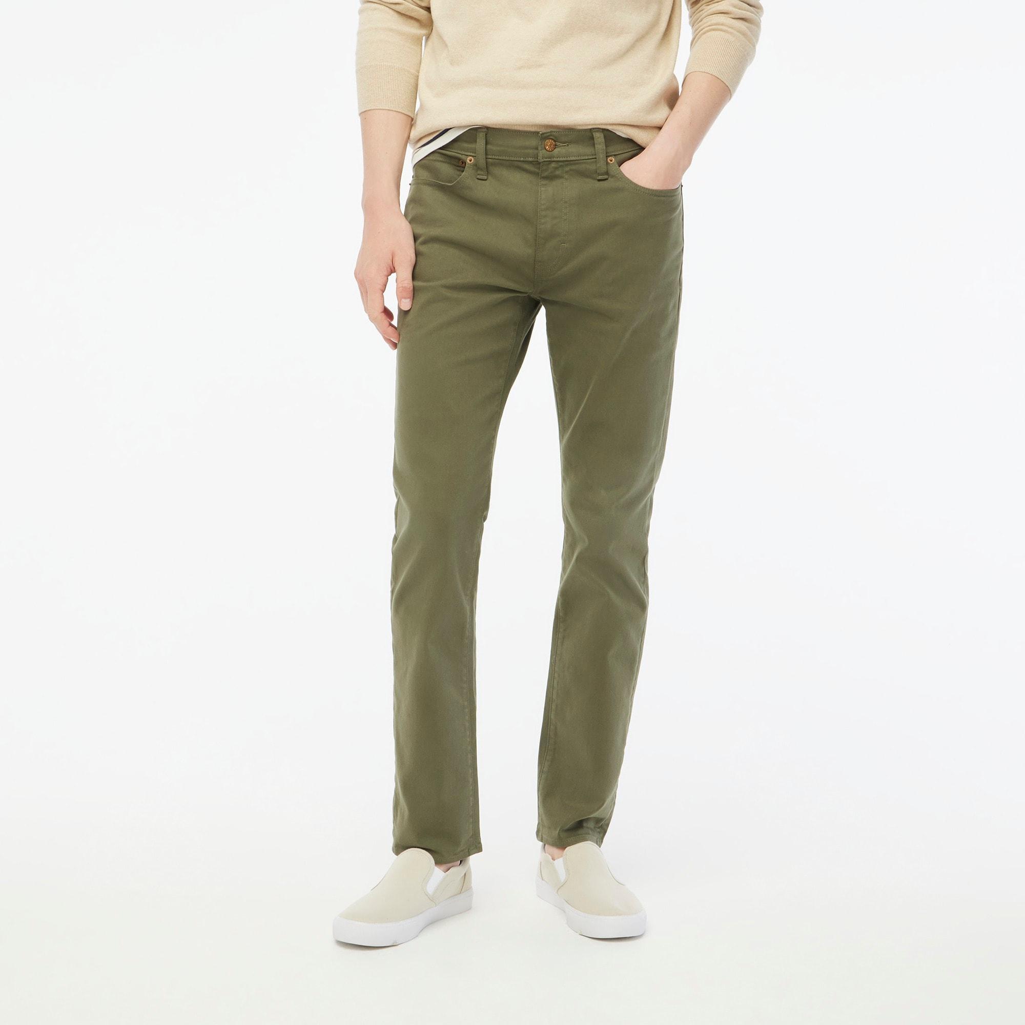 Slim-fit garment-dyed five-pocket pant Product Image