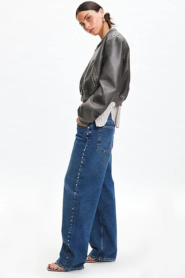 BDG Sutton Studded Straight Leg Jean Womens at Urban Outfitters product image