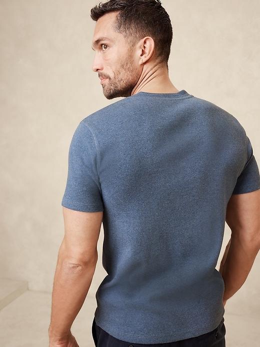 Mini Ribbed Henley Product Image