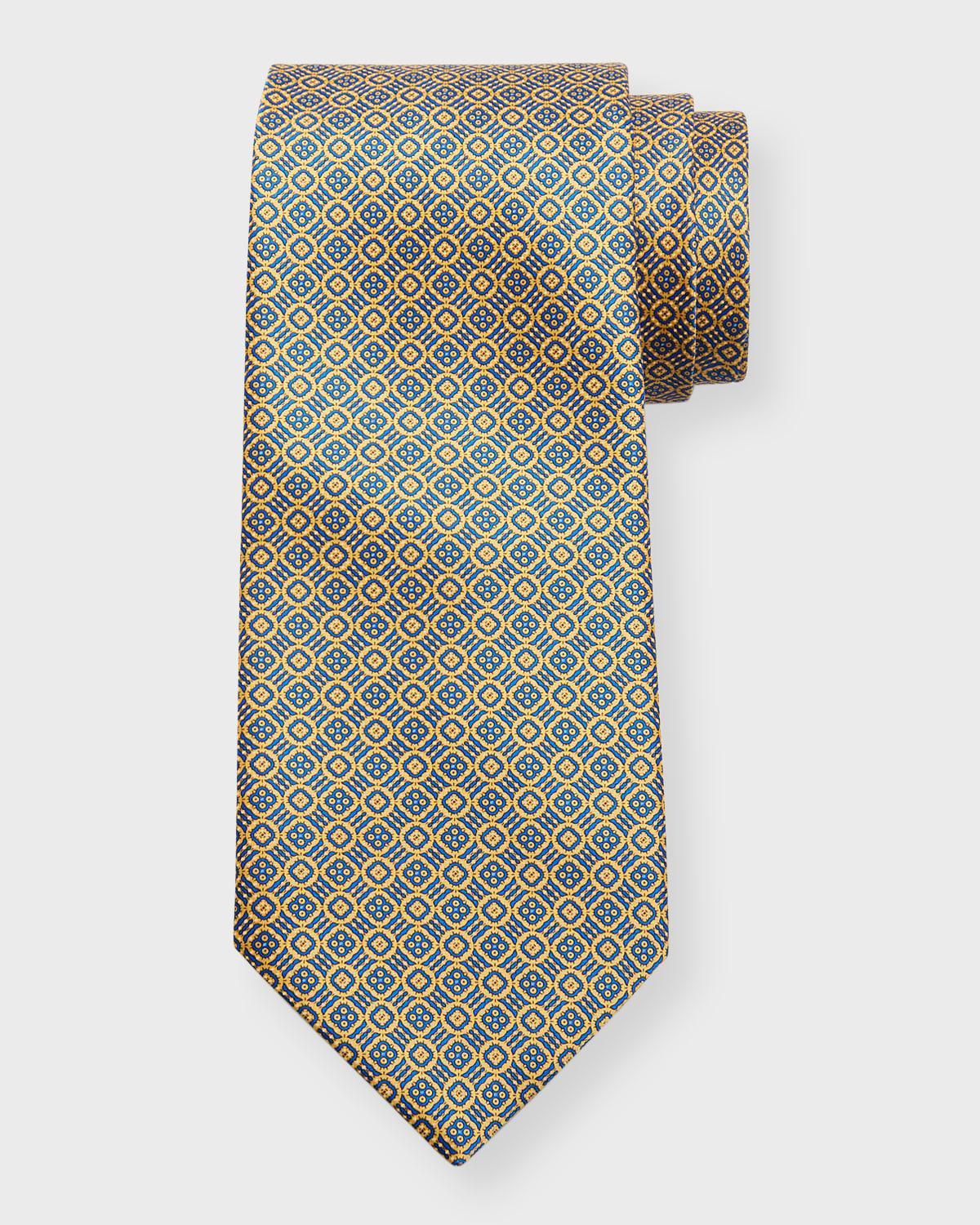 Mens Handmade Luxury Silk Tie Product Image