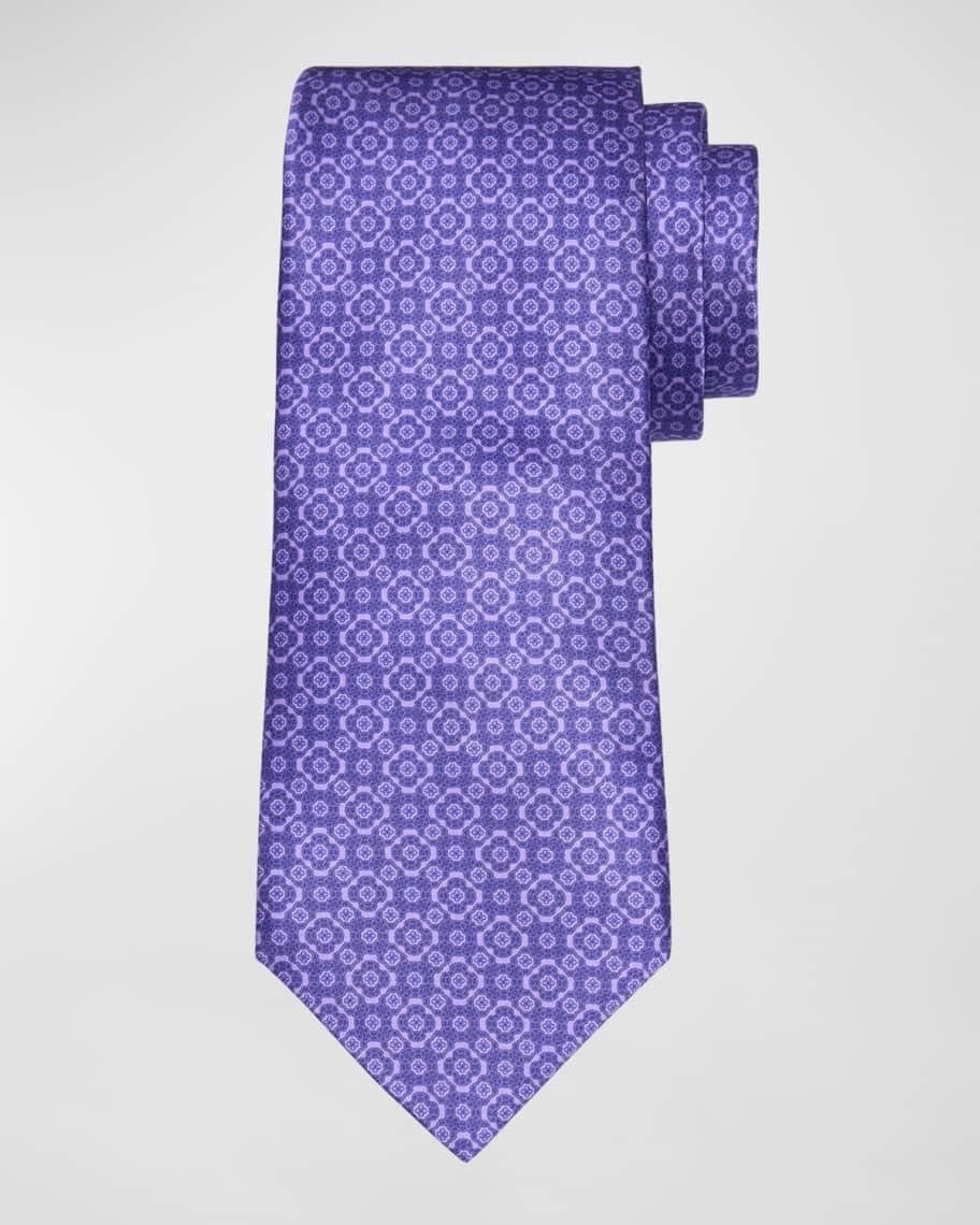 Mens Medallion Silk Tie Product Image