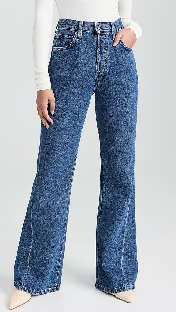 Favorite Daughter The Valentina Super High Rise Flare Jeans | Shopbop Product Image