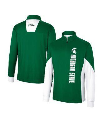 Mens Colosseum Green Michigan State Spartans Bart Quarter-Zip Windshirt Product Image