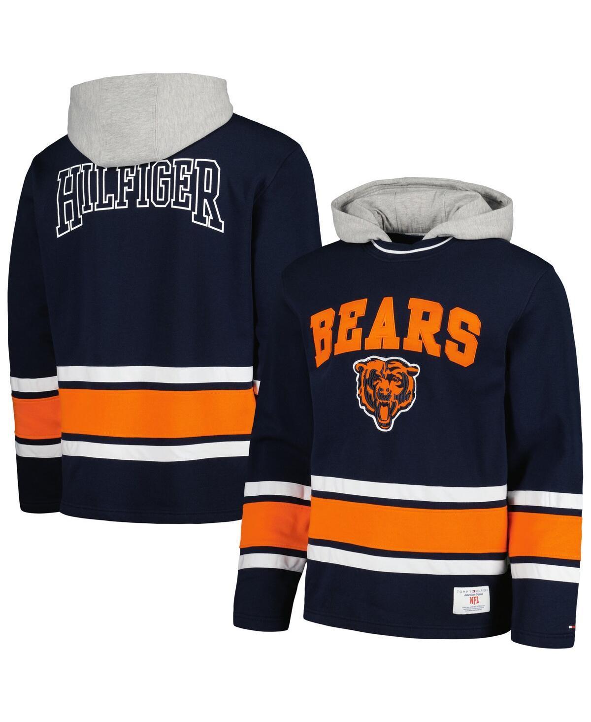 Mens Tommy Hilfiger Navy Chicago Bears Ivan Fashion Pullover Hoodie Product Image