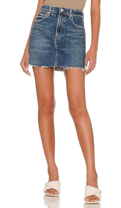 Citizens of Humanity Beatnik Mini Skirt in Blue product image